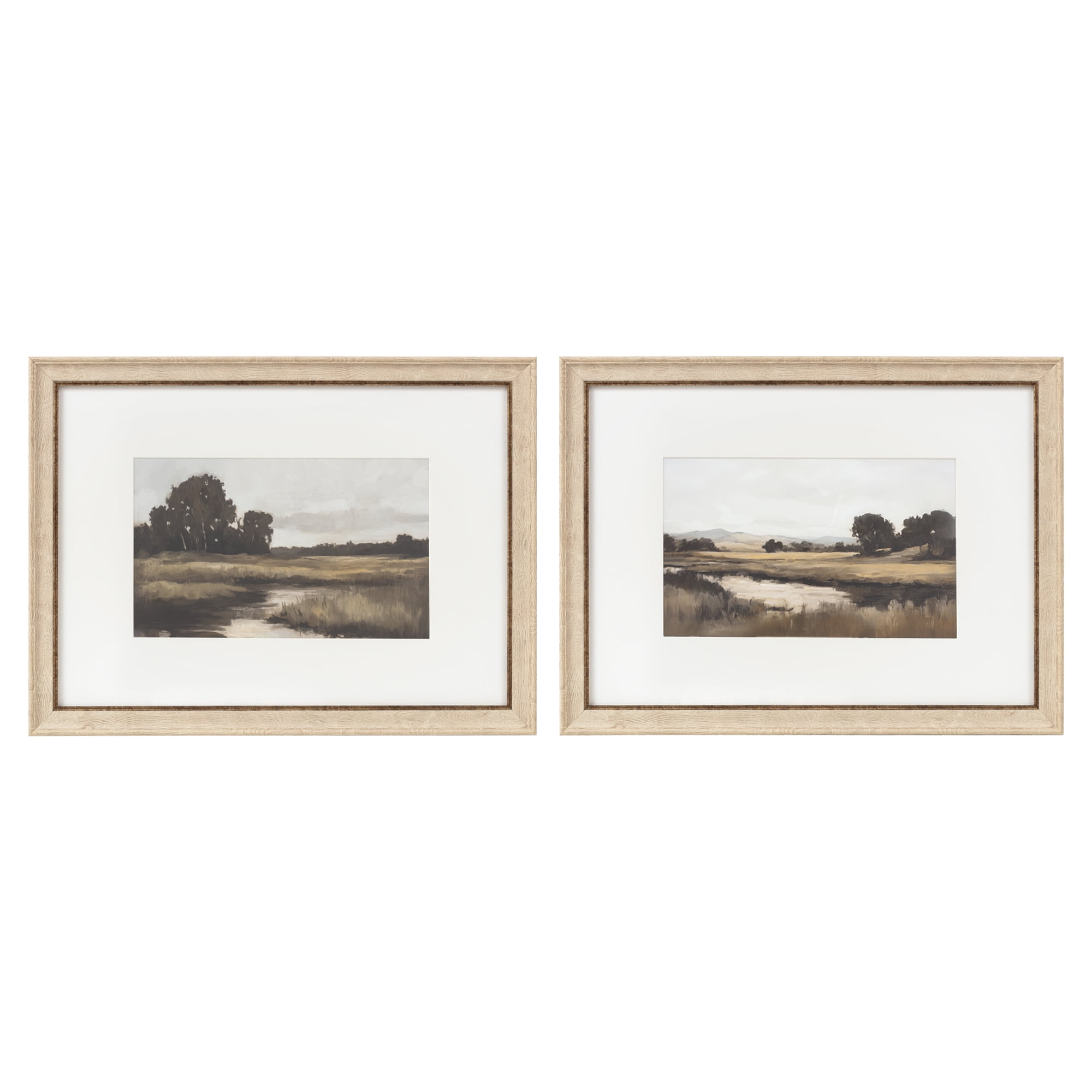 My Texas House Valley Marshland 24x18 Framed Wall Art