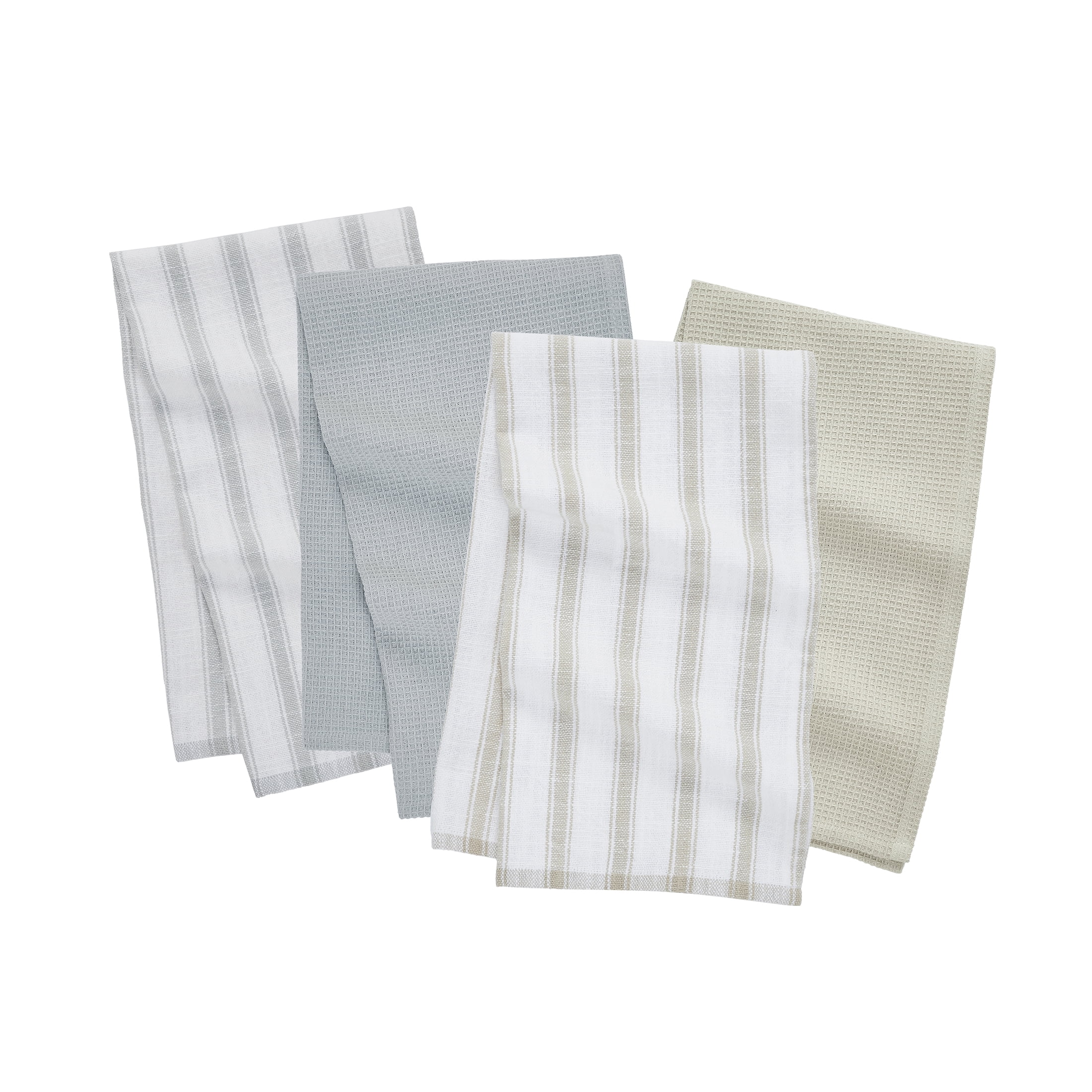Set of Four Durable Linen tea towels, French kitchen towels