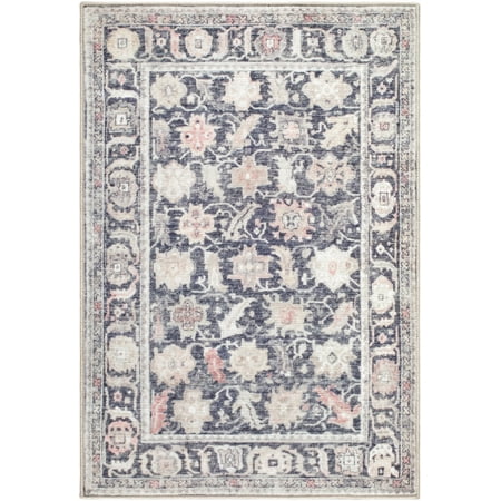 My Texas House Lennon Washable Accent Rug, Brown, 2 ft x 2 ft 11 in