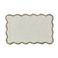 thumbnail image 1 of My Texas House Whitney Ivory Scallop Cotton Bath Rug, 20" x 32", 1 of 5