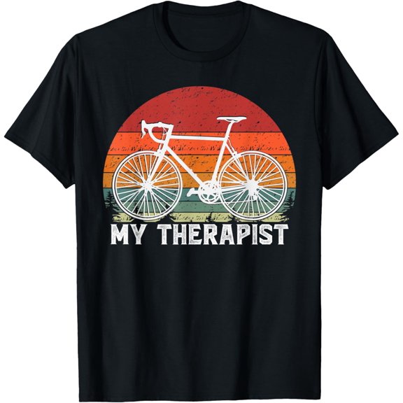 My Therapist Bicycle Bike MTB Mountain Bike Dirt Bike T-Shirt