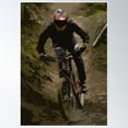 thumbnail image 1 of My Therapy: Mountain Bike Poster Wall Art, Modern Wall Decor, 8x12 UNFRAMED, 1 of 3