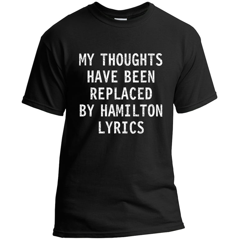 Hamilton t shirt on sale printing