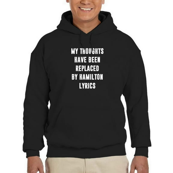 My Thoughts Hoodie Men -GoatDeals Designs, Male Large