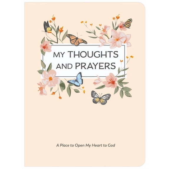 My Thoughts and Prayers: Devotional Prayer Journal with Bible Verses Prayers & Lined Pages Gratitude, Faith, Hope &a, (Paperback)