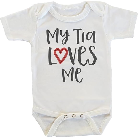 My Tia Loves Me Onesie/Bodysuit Gift for Sobrino Sobrina