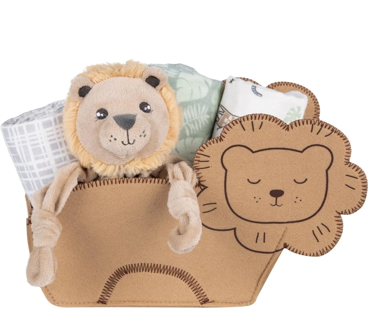 My Tiny Moments Welcome Little One Babyy Lion 5 Piece Gift Set