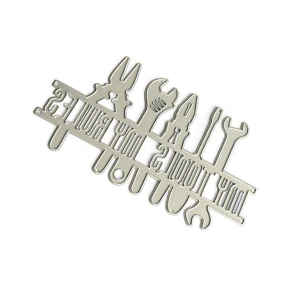 My Tools My Rules Decorative Die Cut Metal Embossing Stencils Carbon Steel Cutting Dies for Card Making Scrapbooking