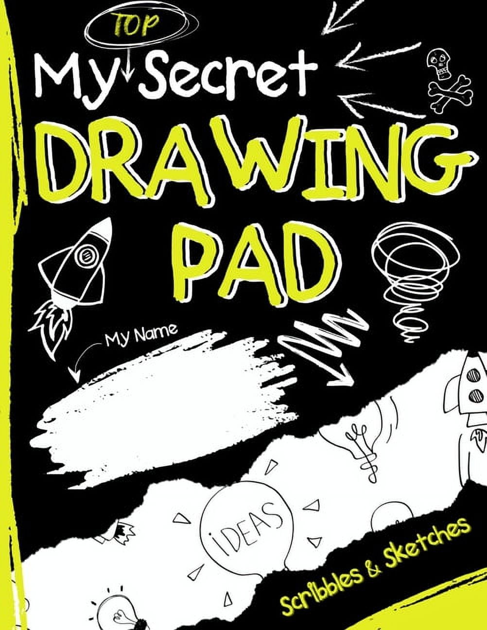Sketch Book: For children / kids drawing doodling writing (Paperback)