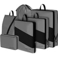 thumbnail image 1 of My Travel Dream Packing Cubes for Travel,6Pcs Nylon Compression Travel Cubes Set,Packing Cubes for Carry on Suitcase Travel Must Haves Luggage Organizer Bags, 1 of 9