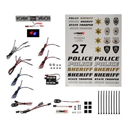 Realpolice Kit My Trick RC -EM2 UF-7 Deluxe Police Package (kit includes - Basic ...
