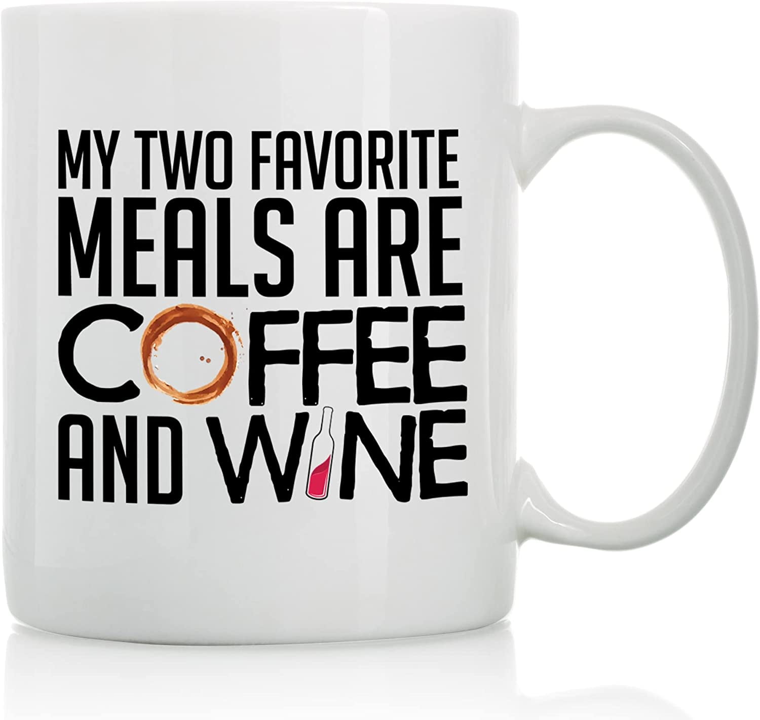 Coffee Benefits Mug - 11oz and 15oz Funny Coffee Mugs - The Best Funny Gift  for Friends and Colleagues - Coffee Mugs and Cups with Sayings by