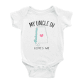 thumbnail image 1 of My Uncle In Alabama Loves Me Baby Romper Boy Girl Clothing 18-24 Months, 1 of 5