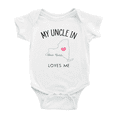 thumbnail image 1 of My Uncle In New York Loves Me Baby Romper Boy Girl Clothing 18-24 Months, 1 of 5