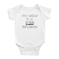 thumbnail image 1 of My Uncle Is A Bad Influence Funny Baby Outfits Boy Girl Unisex, 1 of 5
