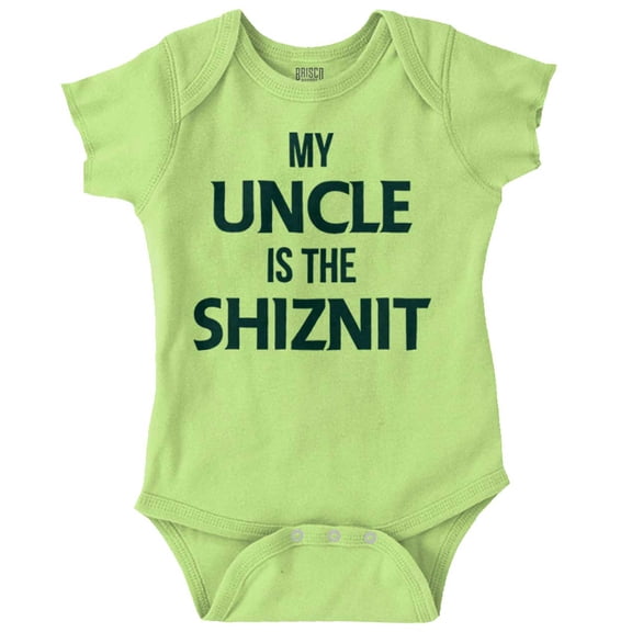 My Uncle Is The Shiznit Romper Boys or Girls Infant Baby Brisco Brands 18M