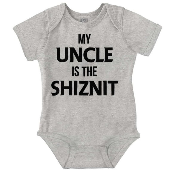 My Uncle Is The Shiznit Romper Boys or Girls Infant Baby Brisco Brands 18M