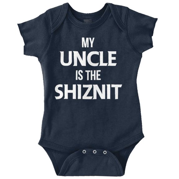 My Uncle Is The Shiznit Romper Boys or Girls Infant Baby Brisco Brands 24M