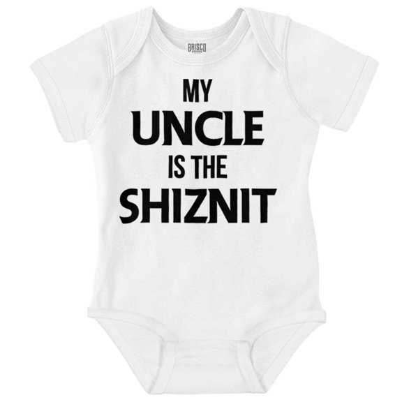 My Uncle Is The Shiznit Romper Boys or Girls Infant Baby Brisco Brands 24M