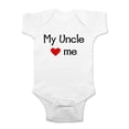 thumbnail image 1 of My Uncle loves me - wallsparks cute & funny Brand - baby one piece bodysuit - Great baby shower gift!, 1 of 3