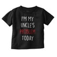 thumbnail image 1 of My Uncles Problem Today Nephew Niece Toddler Boy Girl T Shirt Infant Toddler Brisco Brands 6M, 1 of 6