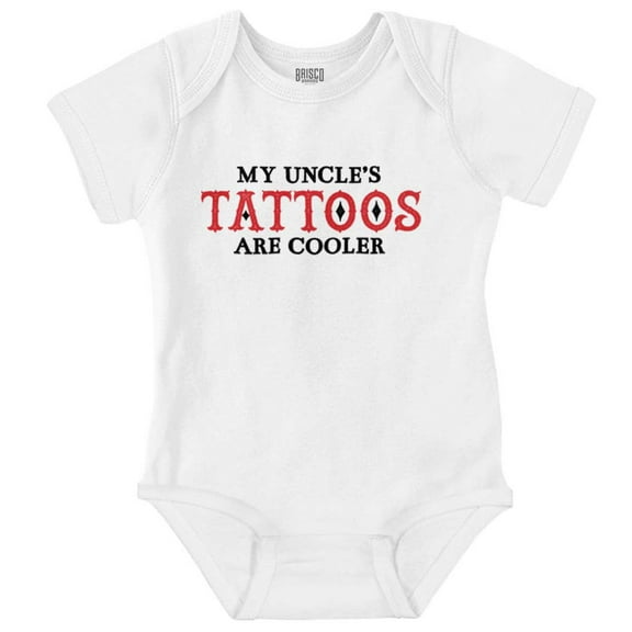My Uncles Tattoos Are er Cute Family Romper Boys or Girls Infant Baby Brisco Brands 12M
