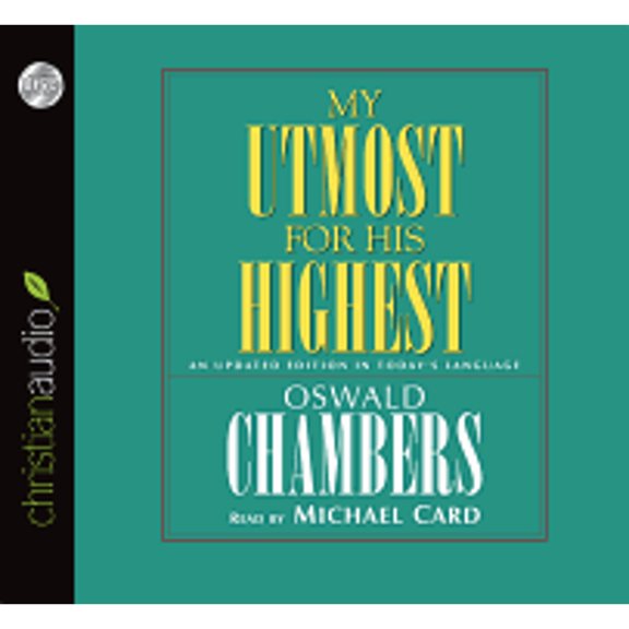 Pre-Owned My Utmost for His Highest: An Updated Edition in Today's Language (Unknown) 1596444983 9781596444980