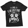 thumbnail image 1 of My Valentine Has Paws Dog Cat Person T-Shirt Pet Lover Valentine'S Gift Shirt, 1 of 5