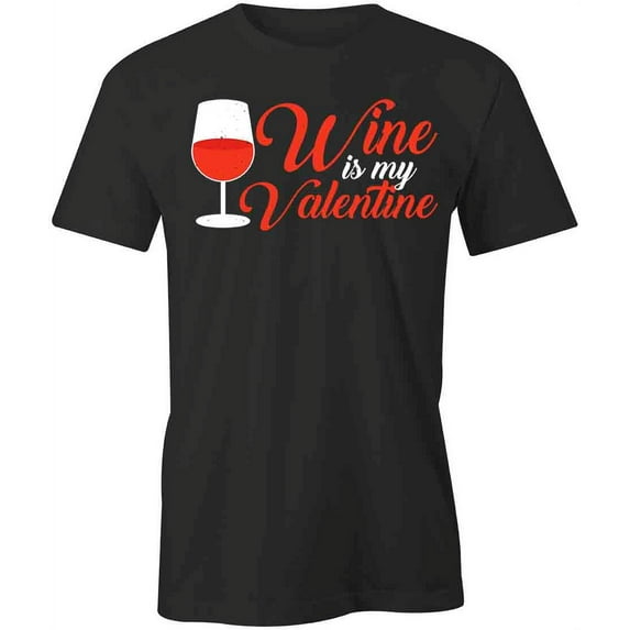 My Valentine T-Shirt | Cute Valentine Black Tee Gift