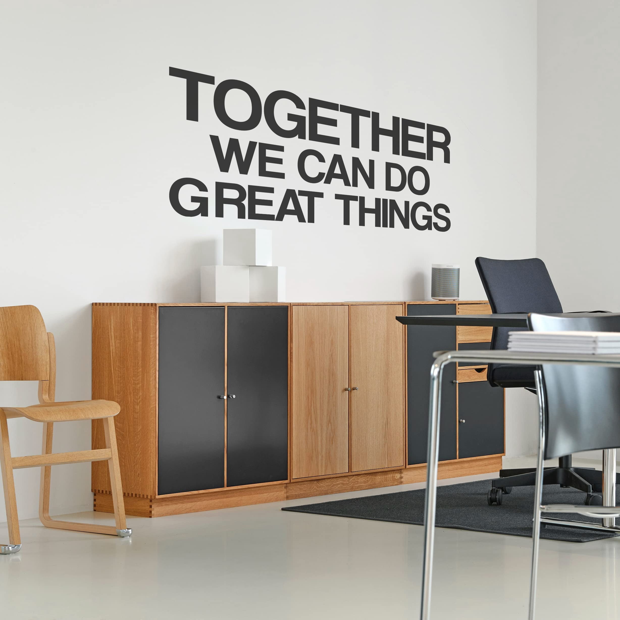 My Vinyl Story Large Together We Can Do Great Things Office Decor Wall