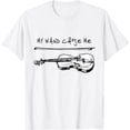 thumbnail image 1 of My Wand Chose Me Violin White Player Funny Gift Christmas T-Shirt, 1 of 2