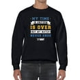 thumbnail image 1 of My Watch Never Ends. Sweatshirt Men -Navy Designs, Male Large, 1 of 4