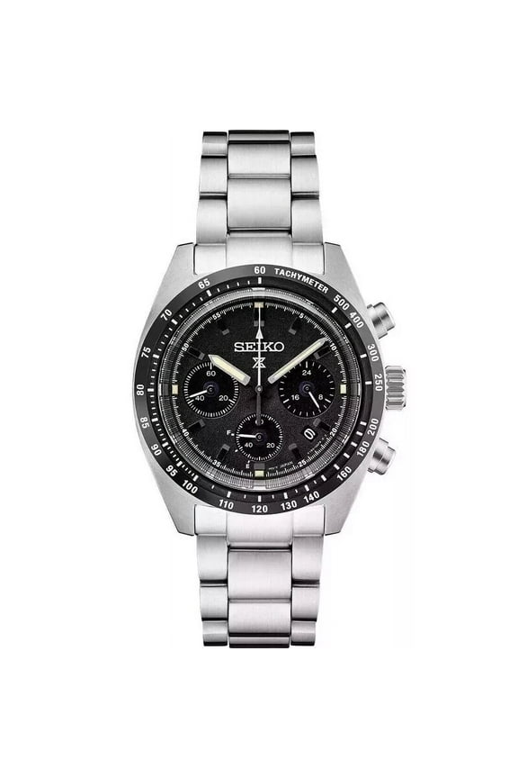 "My Watch ST Seiko Prospex SSC819 Speedtimer Solar Chronograph Black Dial Mens Watch "