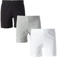 thumbnail image 1 of My Way Girls Biker Shorts Kids Cotton Athletic Shorts for Sports and Under Dresses 3 Pack Assorted, 1 of 4