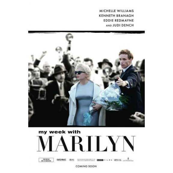 My Week With Marilyn Movie Poster 24inx36in (61cm x 91cm) Art Poster 24x36 Square Adults Z Posters