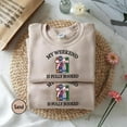 thumbnail image 1 of My Weekend is Fully Booked Embroidered Crewneck Sweatshirt, Coquette Book Lover Sweatshirt, Bookworm Gift For Reader, I'm Booked Sweatshirt, 1 of 4