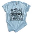 thumbnail image 1 of My Weekends Are Booked T-shirt, Unisex Women's Men's Book Lover Reading Librarian Teacher Literature, Heather Light Blue, Large, 1 of 6