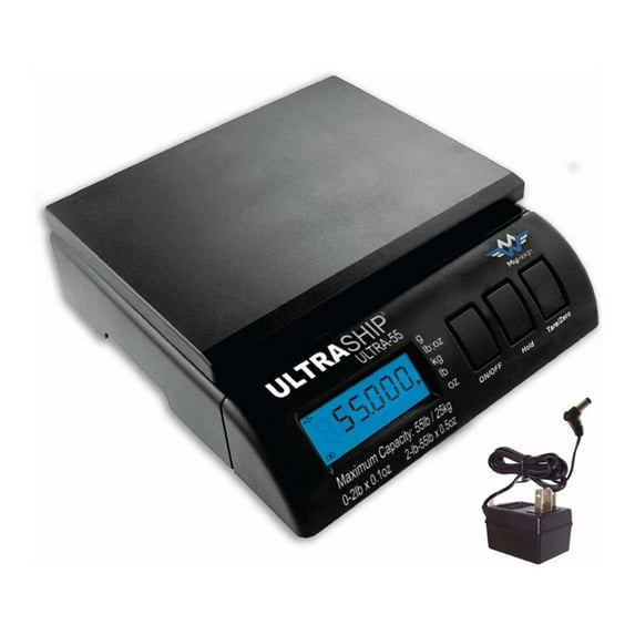 My Weigh Ultraship Digital Postal Scale (55 lb, Black)