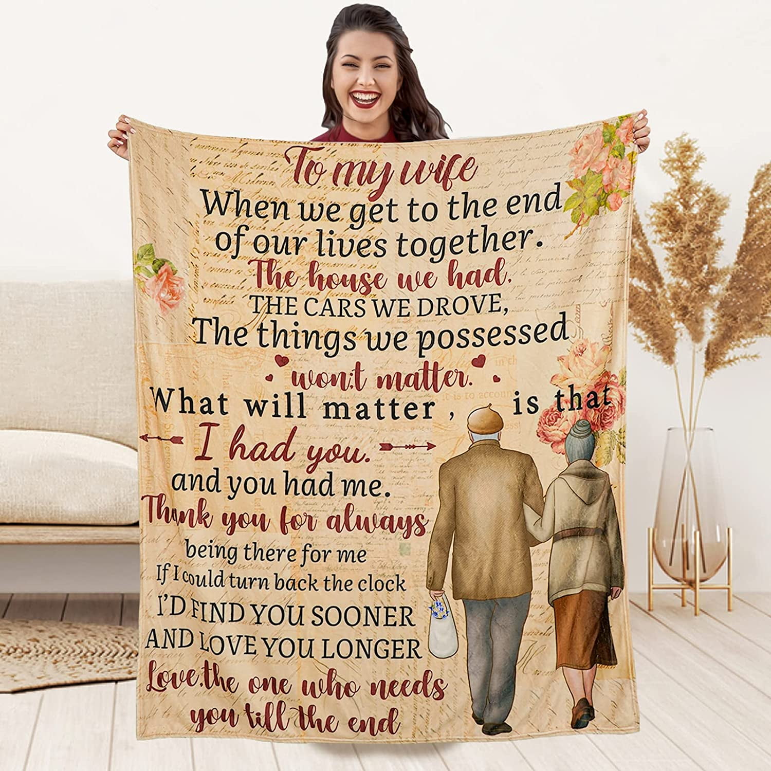 Blanket Christmas Present Ideas For Your Wife Blanket To My Wife