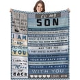 thumbnail image 1 of to My Wife Blanket from Husband, Romantic Anniversary Blanket for Wife Throw Blanket, Birthday Gifts for My Wife Valentine's Day Gifts for Her, Warm Flannel Blanket Talking Love to Wife, 50x60inch, 1 of 5