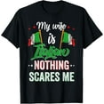thumbnail image 1 of My Wife Is Italian Italy Heritage Roots Flag Souvenir Men T-Shirt, 1 of 4