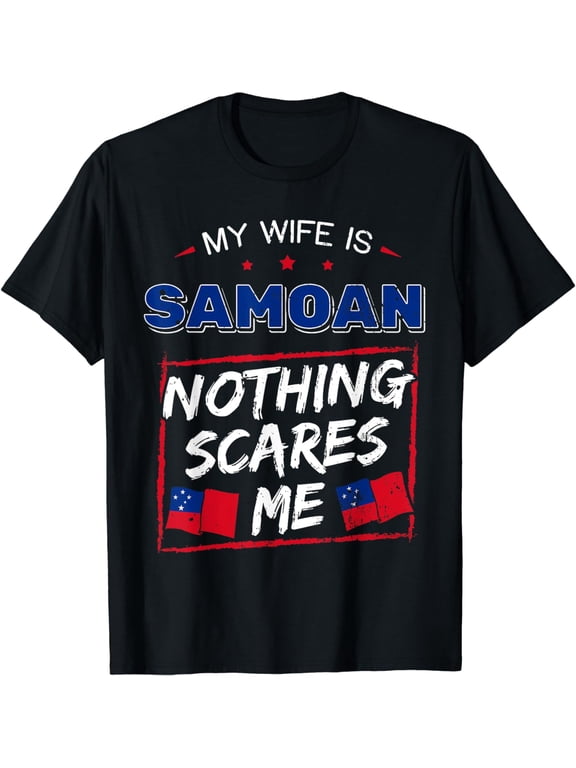 My Wife Is Samoan Independent State of Samoa Roots Flag T-Shirt