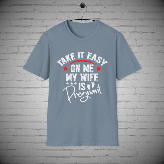 My Wife is Pregnant t-shirt, Husband tee, Expectant Father New Dad Gift