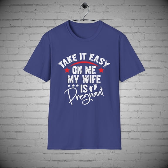 My Wife is Pregnant t-shirt, Husband tee, Expectant Father New Dad Gift