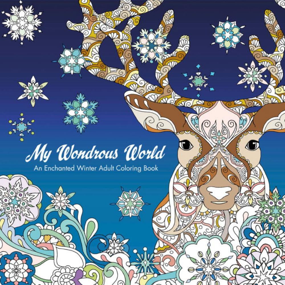 MASJA VAN DEN BERG My Wondrous World: Enchanted Winter Adult Coloring Book (Paperback)