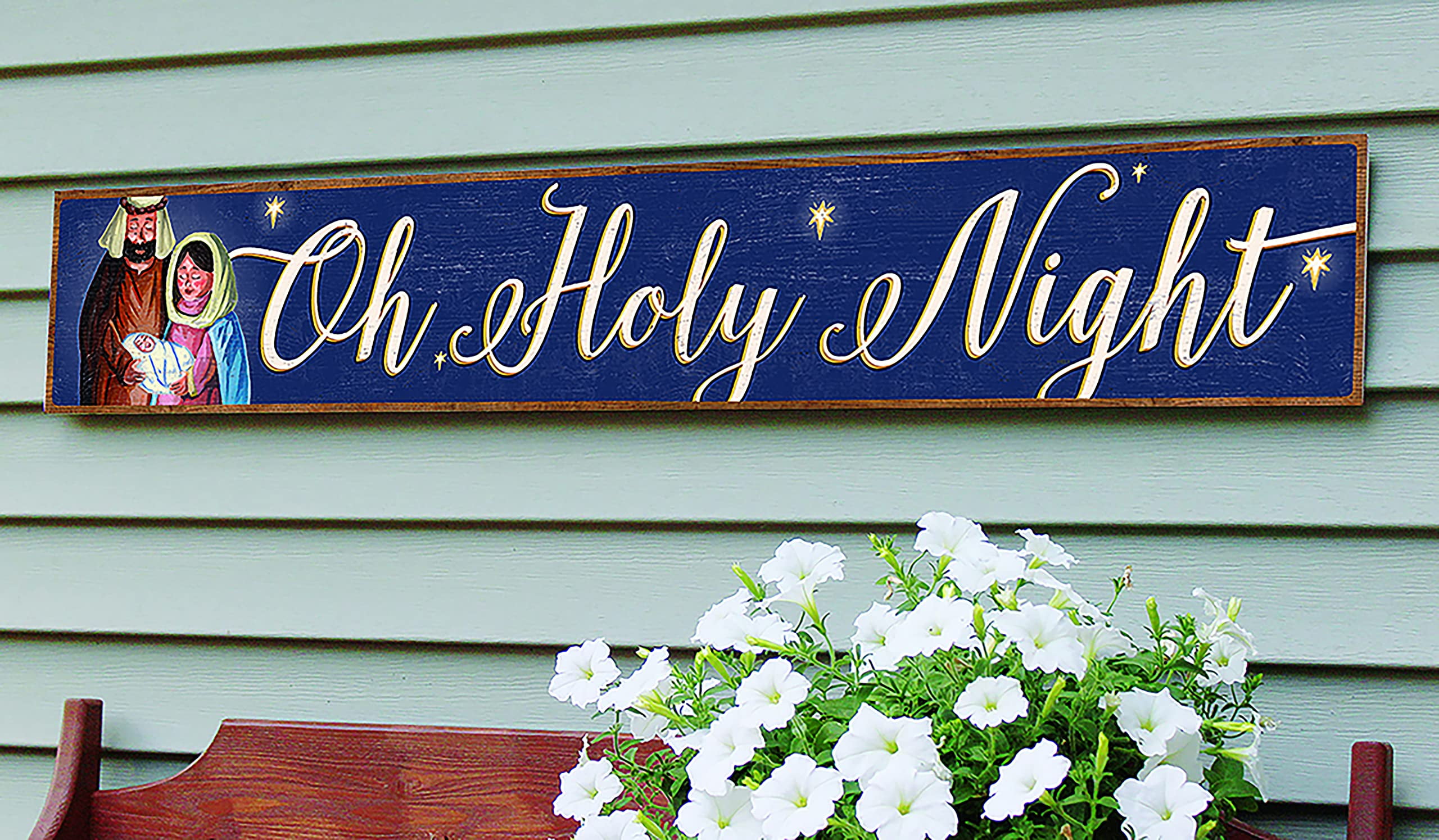O Holy Night Wall Sign
