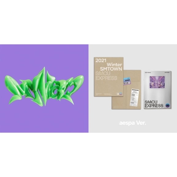 My World (3Rd Mini Album/Tabloid Version) & 2021 Winter Smtown: Smcu Exrpess (Aespa) [CD Bundle]