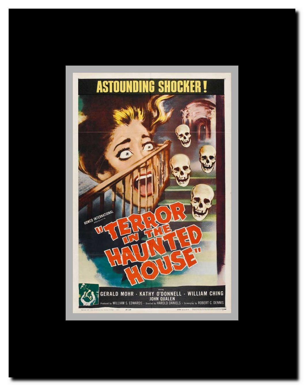 My World Dies Screaming Framed Movie Poster