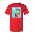 thumbnail image 1 of My World Dinosaur Godzilla Funny Tanya Ramsey Artworks Art DT Adult T-Shirt Tee, 1 of 2