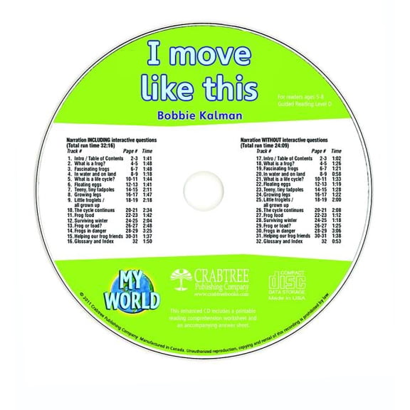 My World: I Move Like This - CD Only (Hardcover)